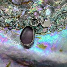 Load image into Gallery viewer, Made to Order Sea Glass And Sterling Silver Crescent Moon Personalised Pendant