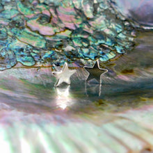 Load image into Gallery viewer, Large Star Sterling Silver Studs