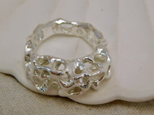 Load image into Gallery viewer, Sculptural Sea Sponge Sterling Silver Ring