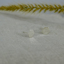 Load image into Gallery viewer, Hexagon Sterling Silver Studs