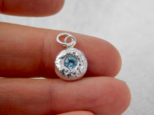 Load image into Gallery viewer, Topaz Pebble Sterling Silver Charm