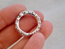 Load image into Gallery viewer, Chunky Sea Foam Sterling Silver Ring