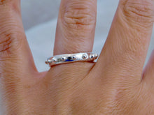 Load image into Gallery viewer, Chunky Dotty Sterling Silver Ring