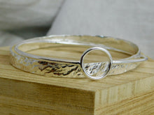 Load image into Gallery viewer, Chunky Interlocking Sterling Silver Bangle