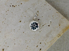 Load image into Gallery viewer, Star Burst Pebble Sterling Silver Charm