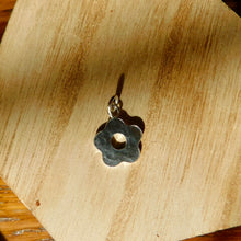 Load image into Gallery viewer, Hammered Flower Sterling Silver Charm