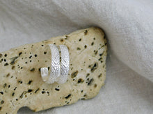 Load image into Gallery viewer, Snake Wire Sterling Silver Hoop Studs