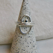 Load image into Gallery viewer, Made To Order Arch and Dot Sterling Silver Stacking Ring