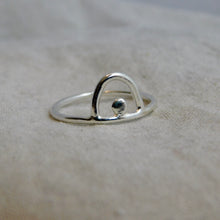 Load image into Gallery viewer, Made To Order Arch and Dot Sterling Silver Stacking Ring