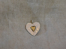 Load image into Gallery viewer, Gold filled Heart Sterling Silver Pendant