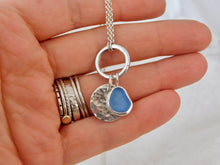 Load image into Gallery viewer, Reticulated Disc Sterling Silver Charm