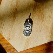 Load image into Gallery viewer, Evil Eye Heart Sterling Silver Charm