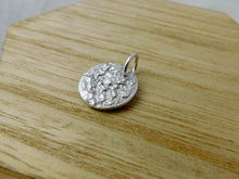 Load image into Gallery viewer, Reticulated Disc Sterling Silver Charm
