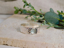 Load image into Gallery viewer, Rose Cut Labradorite Sterling Silver Ring