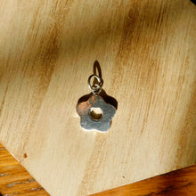 Load image into Gallery viewer, Organic Shaped Flower Sterling Silver Charm