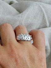 Load image into Gallery viewer, Dotty Statement Sterling Silver Ring