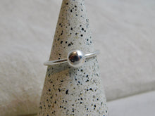 Load image into Gallery viewer, Made To Order Large Pebble Sterling Silver Stacking Ring