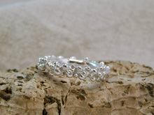 Load image into Gallery viewer, Chunky Sea Foam Sterling Silver Ring