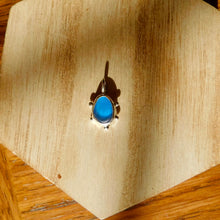 Load image into Gallery viewer, Bright Blue Sea Glass Sterling Silver Charm