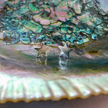 Load image into Gallery viewer, Large Star Sterling Silver Studs