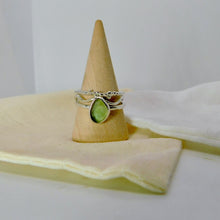 Load image into Gallery viewer, Made to Order Sea Glass Sterling Silver Stacking Ring