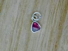 Load image into Gallery viewer, Pink Tourmaline Sterling Silver Charm