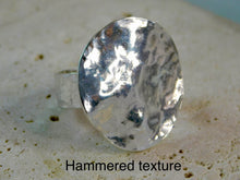 Load image into Gallery viewer, Made to Order Organic Disc Sterling Silver Ring