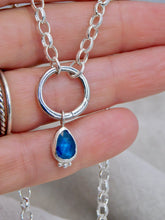 Load image into Gallery viewer, Kyanite Sterling Silver Charm