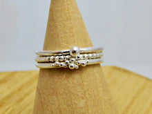 Load image into Gallery viewer, Made To Order Loads of Sea Foam Sterling Silver Stacking Ring