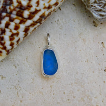 Load image into Gallery viewer, Made To Order Simple Sea Glass Sterling Silver Pendant