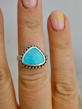 Load image into Gallery viewer, Turquoise Beaded Sterling Silver Ring