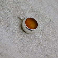 Load image into Gallery viewer, Made To Order Simple Sea Glass Sterling Silver Pendant