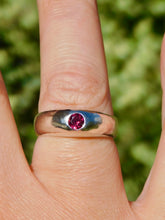 Load image into Gallery viewer, Statement Rhodolite Garnet Sterling Silver Ring