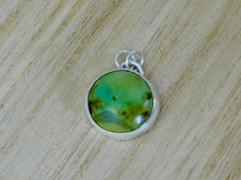 Load image into Gallery viewer, Turquoise Round Sterling Silver Charm