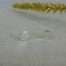 Load image into Gallery viewer, Hexagon Sterling Silver Studs