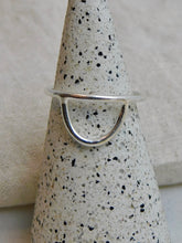 Load image into Gallery viewer, Made To Order Arch Sterling Silver Stacking Ring