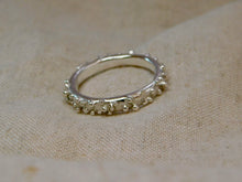 Load image into Gallery viewer, Organic Mini Dots Sterling Silver Ring