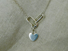 Load image into Gallery viewer, Heart Sterling Silver Charm
