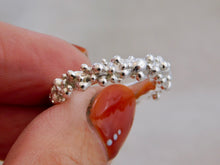 Load image into Gallery viewer, Chunky Sea Foam Sterling Silver Ring