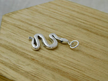 Load image into Gallery viewer, Snake Sterling Silver Charm