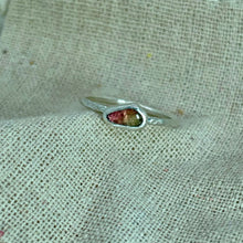Load image into Gallery viewer, Made to Order Watermelon Tourmaline Sterling Silver Stacking Ring