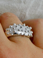 Load image into Gallery viewer, Dotty Statement Sterling Silver Ring