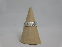 Load image into Gallery viewer, Made To Order Aztec Stamped Sterling Silver Stacking Ring