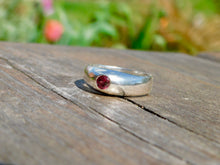 Load image into Gallery viewer, Statement Rhodolite Garnet Sterling Silver Ring