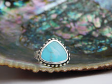 Load image into Gallery viewer, Turquoise Beaded Sterling Silver Ring