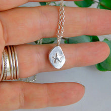 Load image into Gallery viewer, Made To Order Simple Sea Glass Sterling Silver Pendant