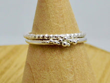 Load image into Gallery viewer, Made To Order Loads of Sea Foam Sterling Silver Stacking Ring