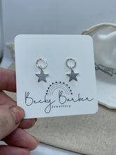 Load image into Gallery viewer, Star Sterling Silver Dangles