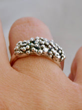 Load image into Gallery viewer, Statement Sea Foam Sterling Silver Ring