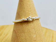 Load image into Gallery viewer, Made To Order Loads of Sea Foam Sterling Silver Stacking Ring